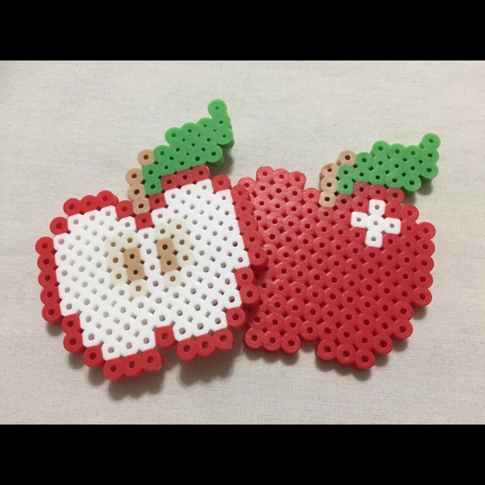 Cute Fridge Magnets - Apple Fruit - Kids Room Decor